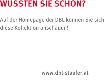 Kollektion Dbl Staufer Schwei Erschutz