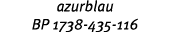 azurblau BP 1738 435 116