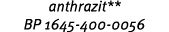 anthrazit** BP 1645 400 0056