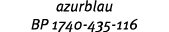 azurblau BP 1740 435 116