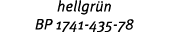 hellgr n BP 1741 435 78