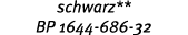 schwarz** BP 1644 686 32