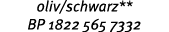 oliv/schwarz** BP 1822 565 7332