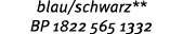 blau/schwarz** BP 1822 565 1332