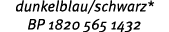 dunkelblau/schwarz* BP 1820 565 1432