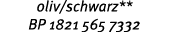oliv/schwarz** BP 1821 565 7332