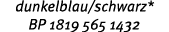 dunkelblau/schwarz* BP 1819 565 1432