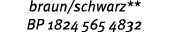 braun/schwarz** BP 1824 565 4832