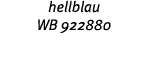 hellblau WB 922880 