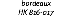 bordeaux HK 816-017 