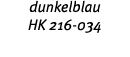 dunkelblau HK 216-034 