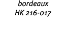 bordeaux HK 216-017 