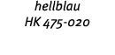 hellblau HK 475-020 