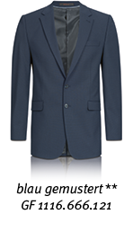 blau gemustert ** GF 1116 666 121