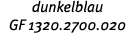 dunkelblau GF 1320 2700 020 