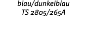 blau dunkelblau TS 2805 265A 