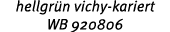 hellgr n vichy kariert WB 920806