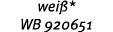 wei * WB 920651