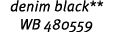 denim black** WB 480559