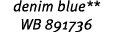 denim blue** WB 891736