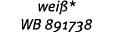 wei * WB 891738