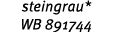 steingrau* WB 891744