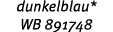 dunkelblau* WB 891748