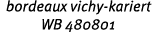 bordeaux vichy kariert WB 480801