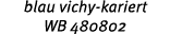 blau vichy kariert WB 480802