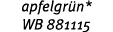 apfelgr n* WB 881115