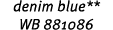 denim blue** WB 881086