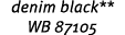 denim black** WB 87105