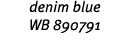 denim blue WB 890791 