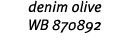 denim olive WB 870892 