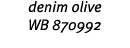 denim olive WB 870992 