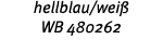 hellblau wei  WB 480262 