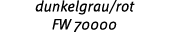 dunkelgrau/rot FW 70000