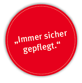  Immer sicher gepflegt 