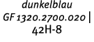 dunkelblau GF 1320.2700.020 | 42H 8