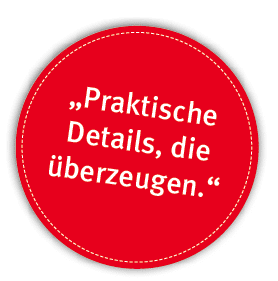 „Praktische Details, die berzeugen.